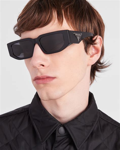 prada black.and gold frame mens|prada symbole sunglasses men.